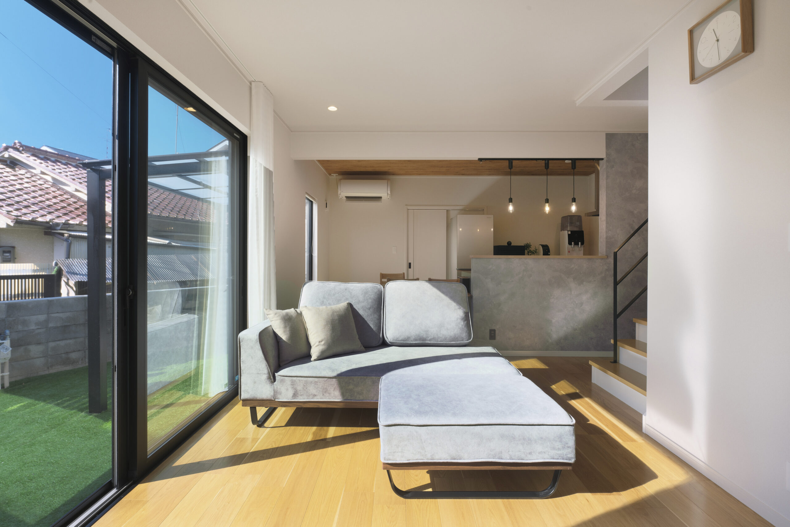 庭と繋がる南向きのLDK